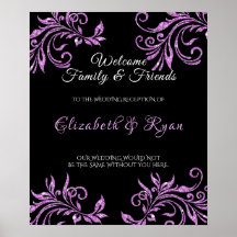 Belle Parties scintillant rose tourbillons Mariage