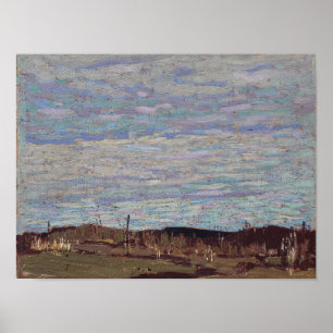 Poster Belle peinture paysagère canadienne Tom Thomson