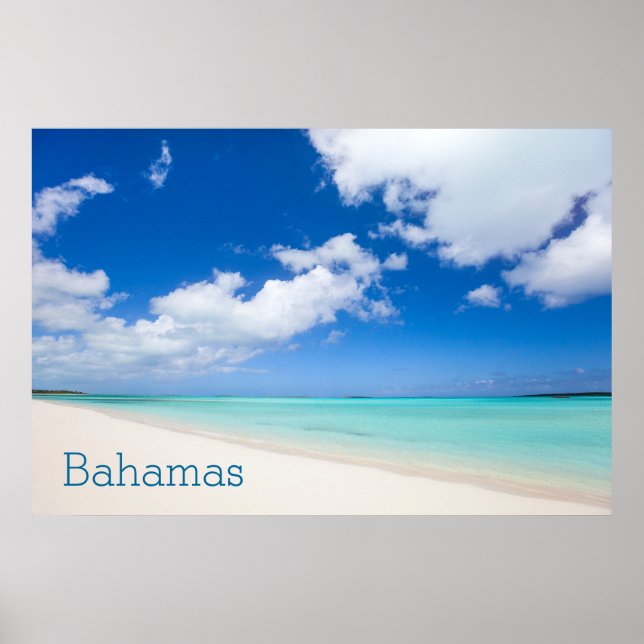 Poster Belle plage des Caraïbes (Devant)