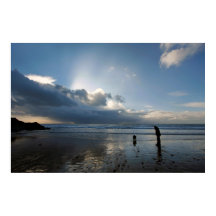 Belle plage et ciel