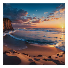 Belle Plage Paysage Rocheux