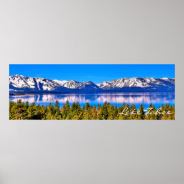 POSTER BELLE POSTE TAHOE DE LAC 36" X 12" (MATTE)