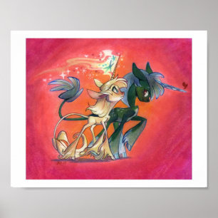 Poster Belle promenade Unicorn