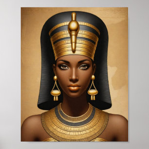 Poster Belle reine égyptienne