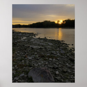 Poster Belle Rivière Sunrise