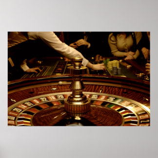 Poster Belle Roulette Roulette En Bois