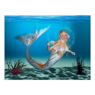 Poster Belle sirène
