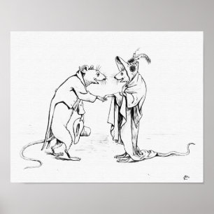 Poster Belle souris de nuit