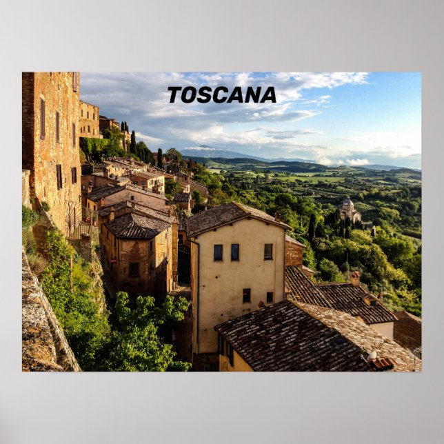 Poster Belle Toscane - Italie (Devant)