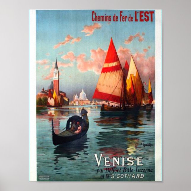 Poster Belle Venise Italie (Devant)