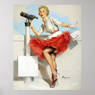 Poster Belle vue vers le haut