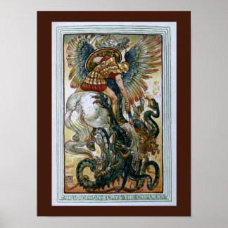 Poster Bellerophon tue la Chimera