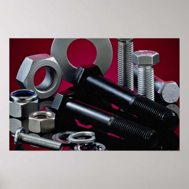 Poster Belles fixations industrielles (Devant)