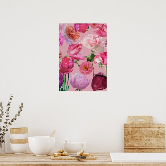 Poster Belles fleurs (Cuisine)