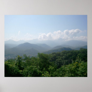 Poster Belles montagnes Smokey