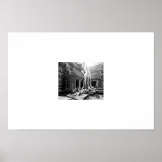 Poster Belles Racines - Angkor Wats - Cambodge