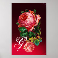 BELLES ROSES PINK MONOGRAMME