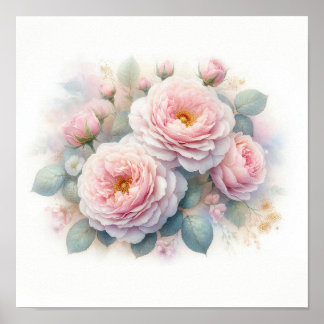 Poster Belles Roses Roses Artistiques Roses