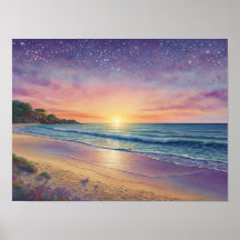 Belles vagues de plage et art du rivage