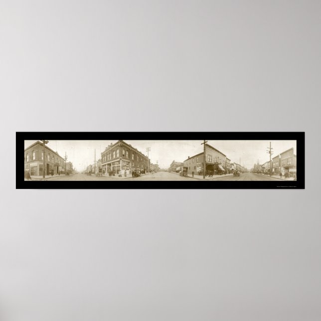 Poster Bellingham Washington Photo 1909 (Devant)