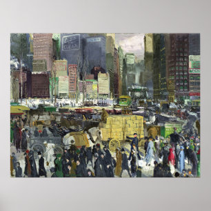 Poster Bellows - New York, célèbre peinture,