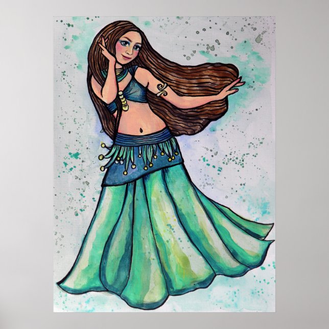Poster Belly Dancer                                       (Devant)