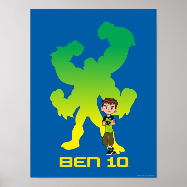 Poster Ben 10 & Four Arms Shadow (Devant)