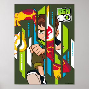 Poster Ben 10 Transformation de l'ADN de l'hémataste