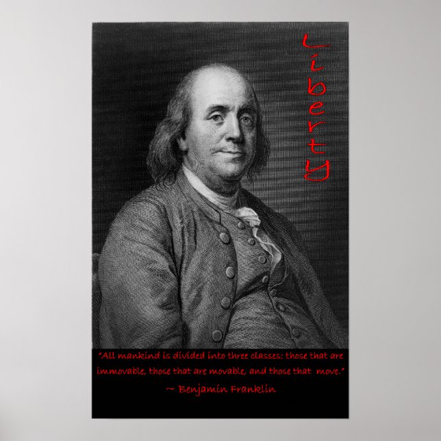 Poster Ben Franklin - Ceux qui bougent (Devant)