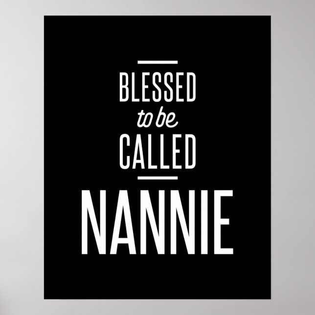 Poster Béni D'Être Appelé Nannie (Devant)
