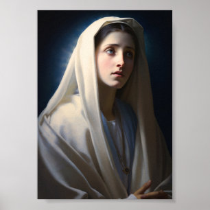 Poster Béni Marie Mère de Dieu Peinture