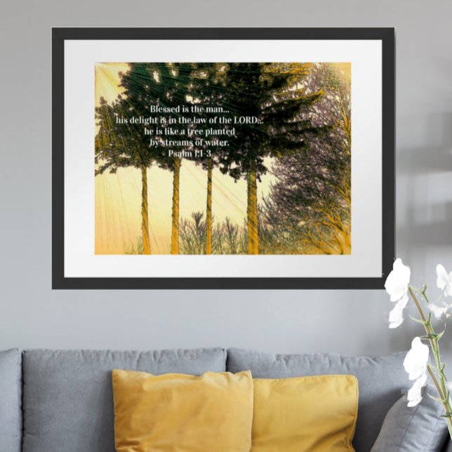 Poster Béni soit l'homme (To see frame pricing, please enter your frame and mat options.)