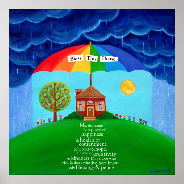 Poster Bénissez cette maison-Bénédiction pour l'affiche d (Devant)