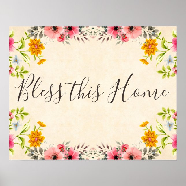 Poster Bénissez-vous cette maison (Devant)