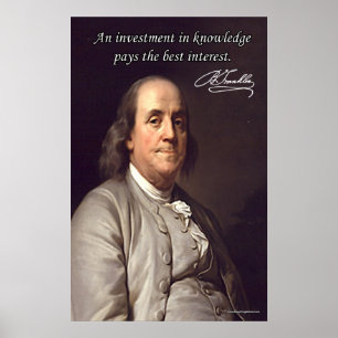 Poster Benjamin Franklin