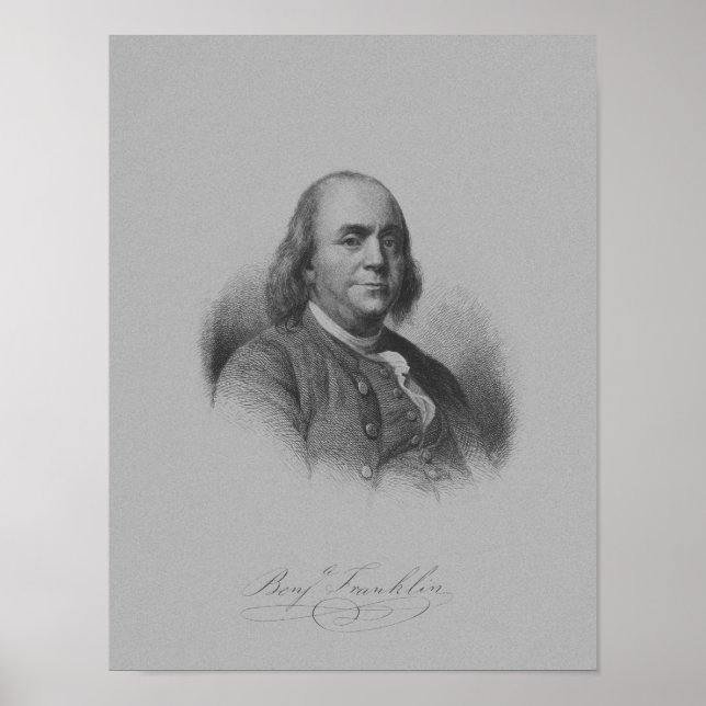 Poster Benjamin Franklin (Devant)