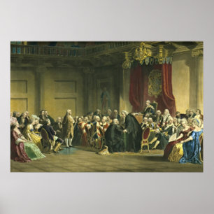 Poster Benjamin Franklin 1868