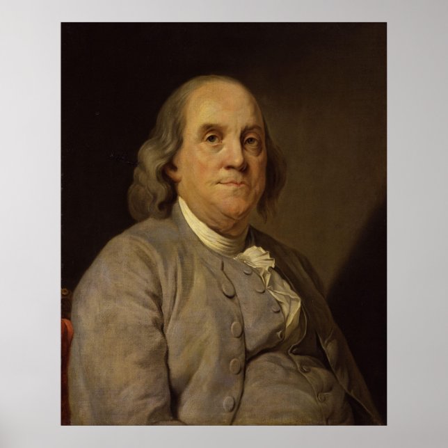Poster BENJAMIN FRANKLIN par Joseph-Siffred Duplessis (Devant)