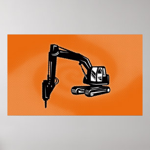 Poster benne de construction