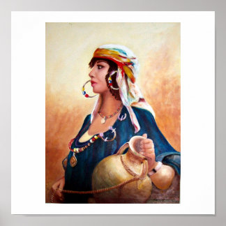 Poster "Berber Woman" (11" x 11")