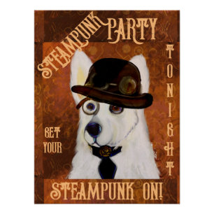 Poster Berger Allemand Steampunk