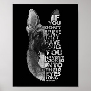 Poster Berger allemand Vous ne croyez pas qu'ils ont des 