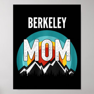 Poster Berkeley Maman Maman Maman Maman Fête des mères