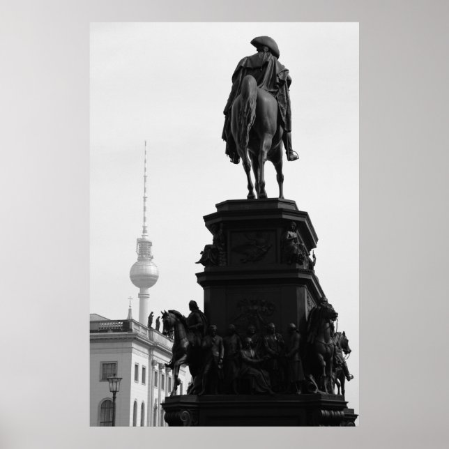 Poster Berlin Berliner Fernsehturm (Devant)