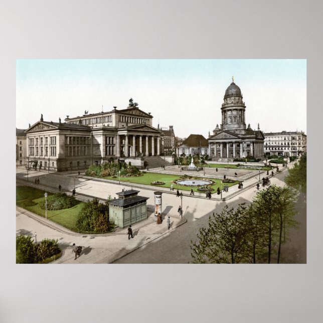 Poster Berlin Gendarmenmarkt (Devant)