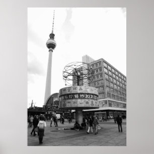 Poster Berlin Straßen Bild