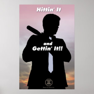 Poster Berm-Tech Hittin It et Gettin It