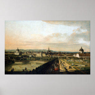 Poster Bernardo Bellotto, Canaletto Vienne