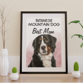 Poster Bernese Mountain Dog Best Mom