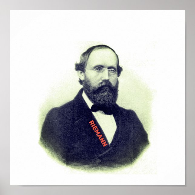 Poster Bernhard Riemann (Devant)